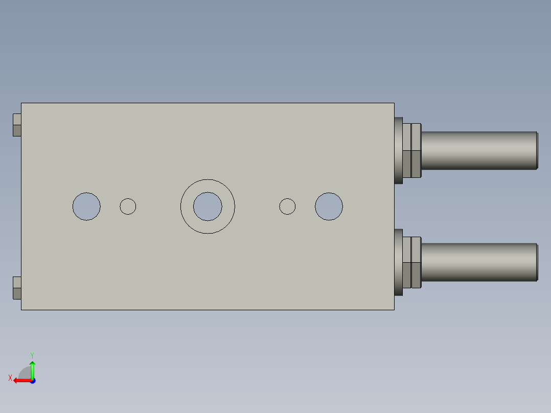 旋转气爪PRC20ST-180后视图