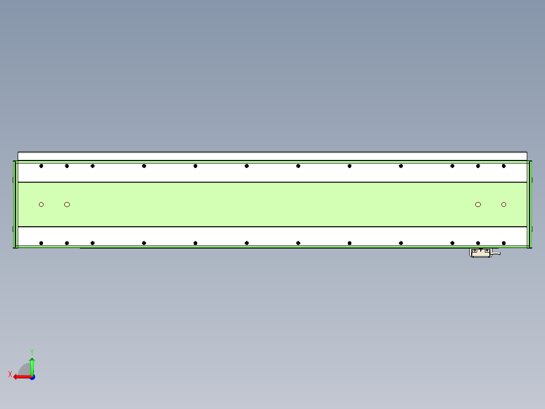 威洛博LC系列3d模型模组LC17E2Y-S750后视图
