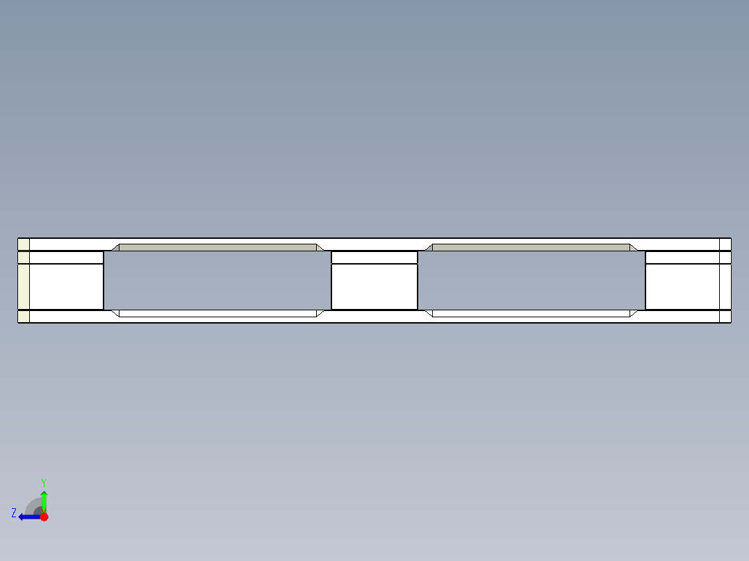 托盘 设计模型 (33)右视图