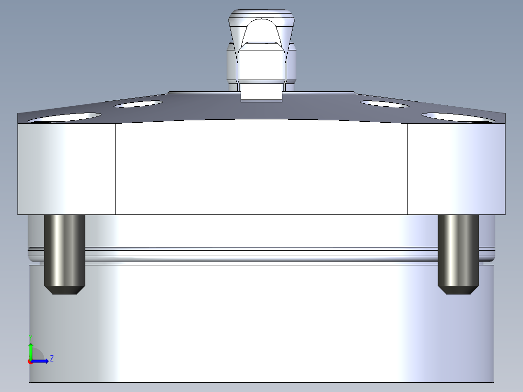 KOSMEKSWH2090-GN多系列多零件图纸模型左视图