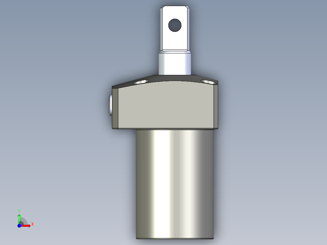 KOSMEKLHS0360-Gx-P多系列多零件图纸模型前视图