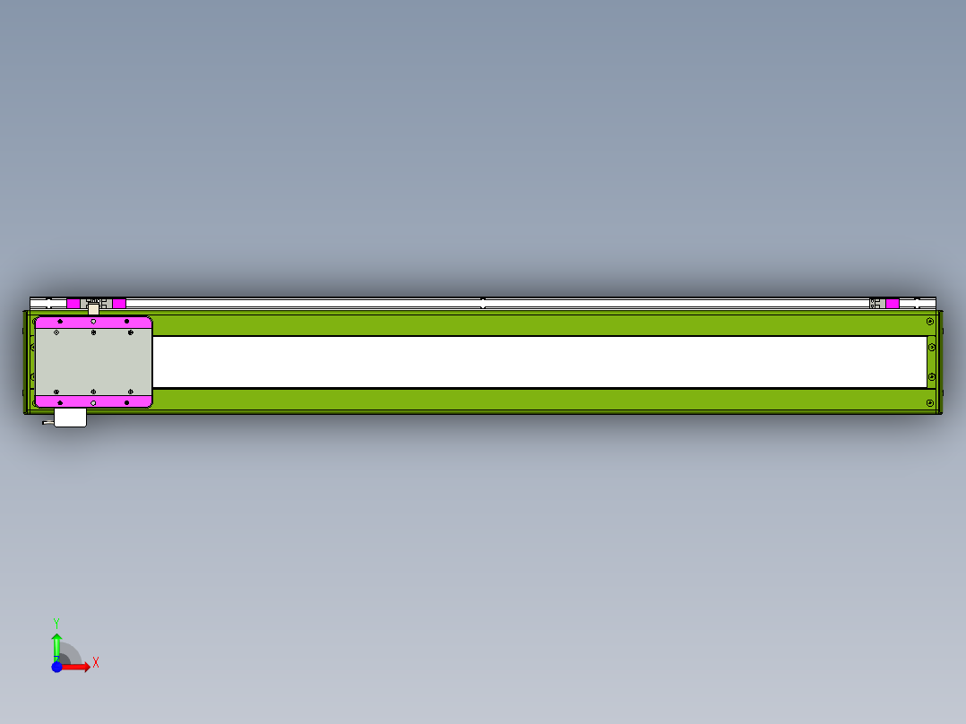 威洛博LC系列3d模型模组LC14S1Y-S1050前视图