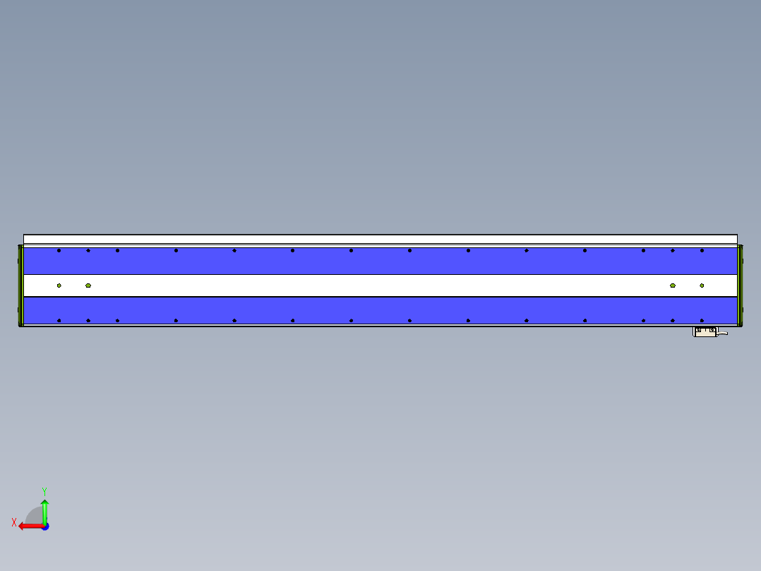 威洛博LC系列3d模型模组LC14S1Y-S1050后视图