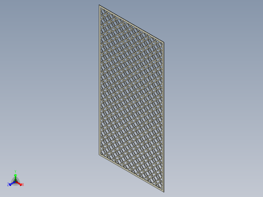 激光切割面板11正等轴测图