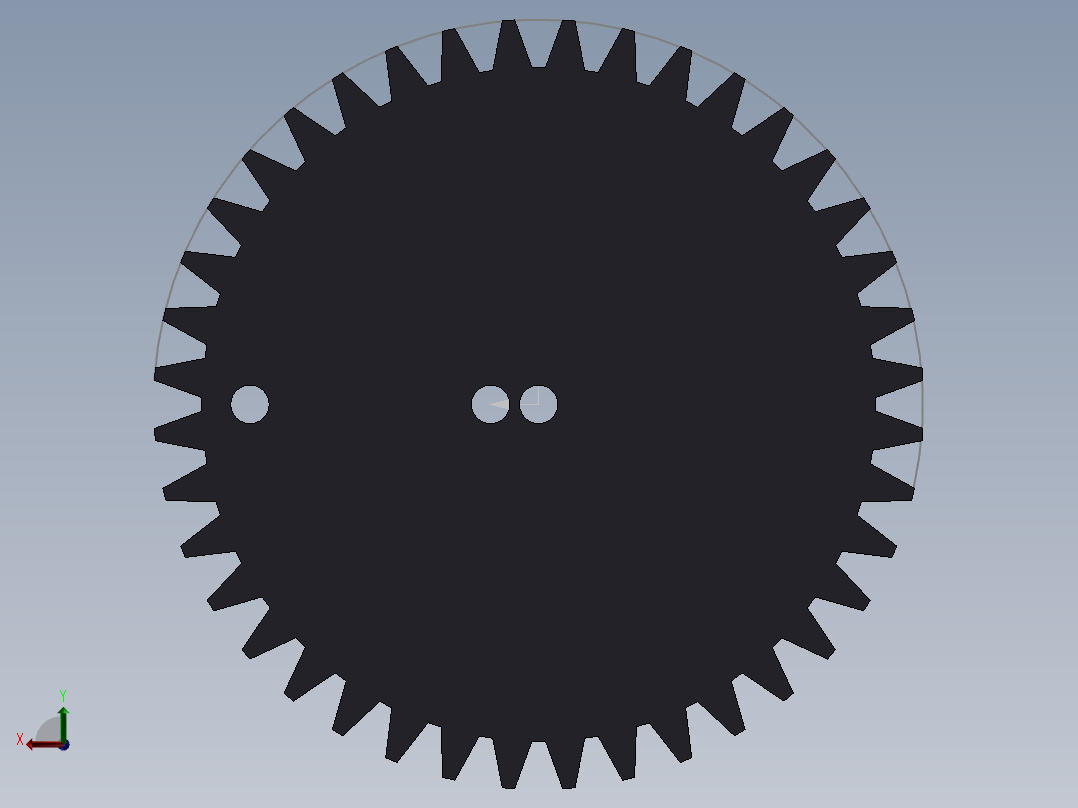 S27 小齿轮后视图