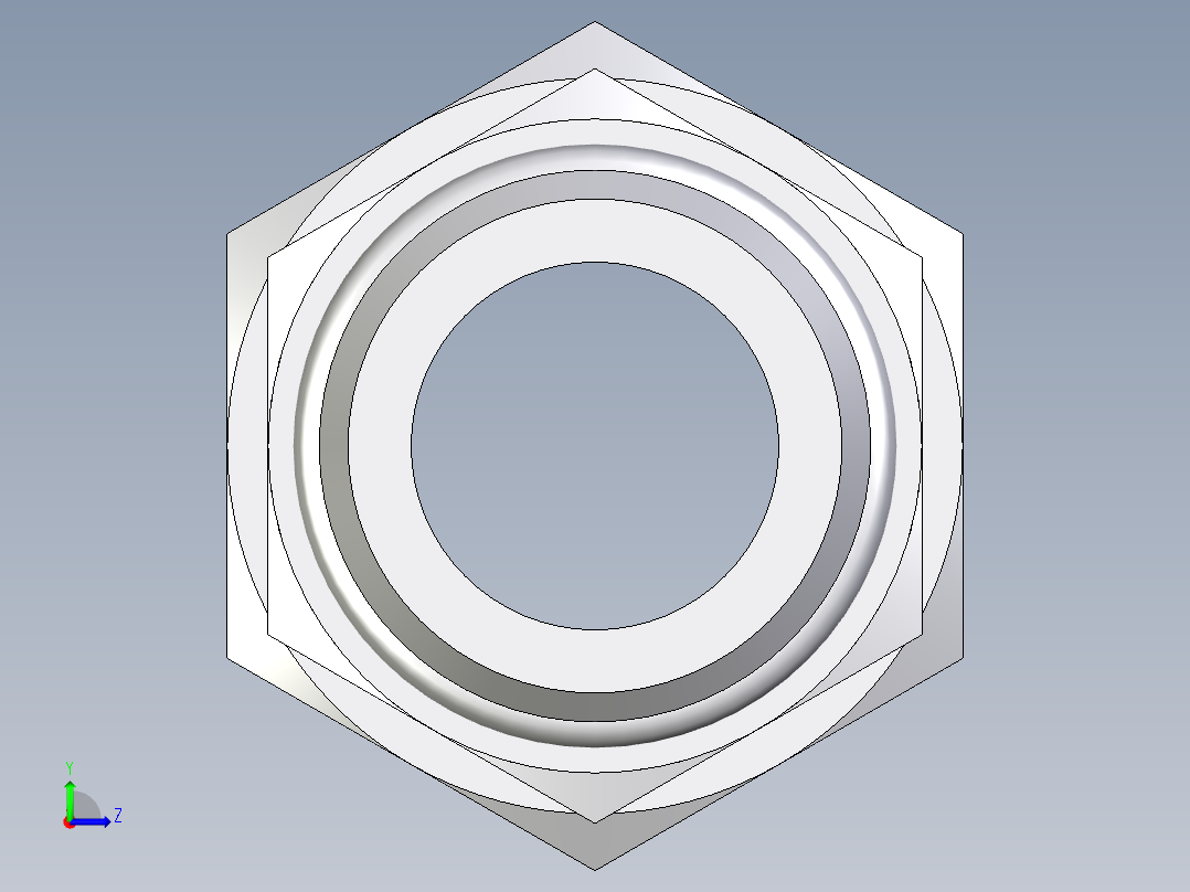 卡套式工业通用硬管接头EO_Male_Stud_connector_GEO22ZLM27X2CF左视图