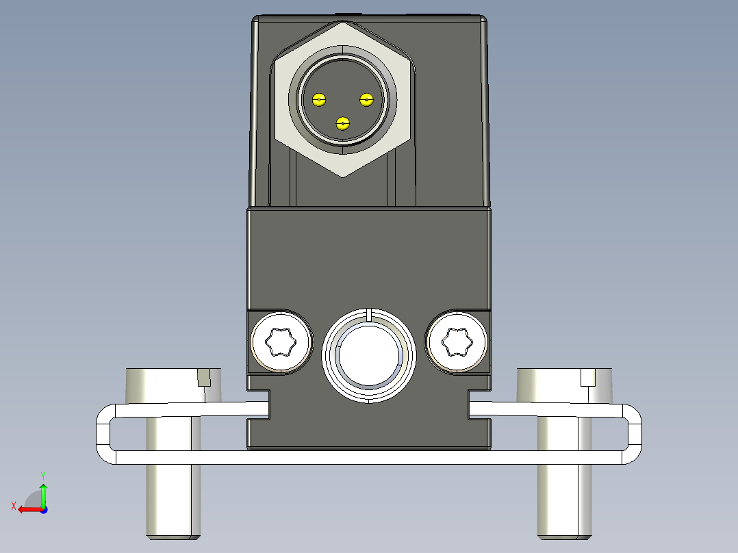 NOVOTECHNIK直线位移传感器LS1 系列传感器后视图