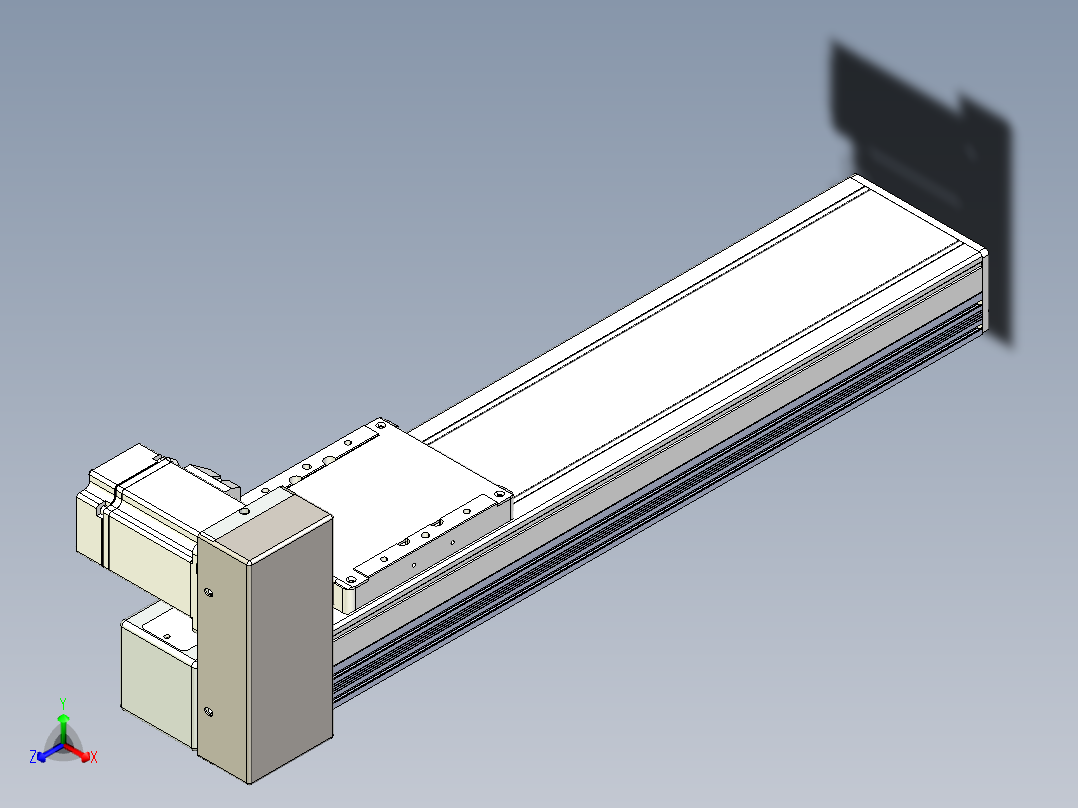 同步带全封闭直线模组TPA-HCB-105D-90-L300-RU-Y-P20-N3