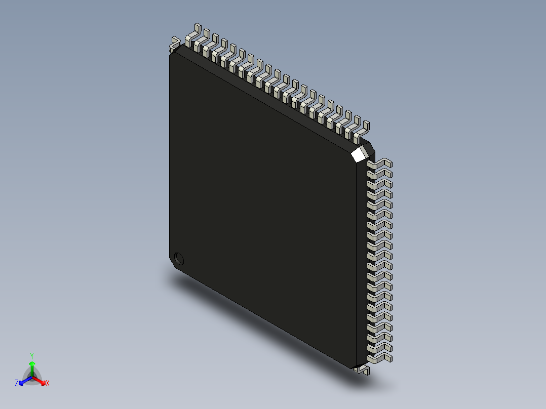 元器件<span style='color: red'>3D</span>封装LQFP80_FPT-80P-M1184