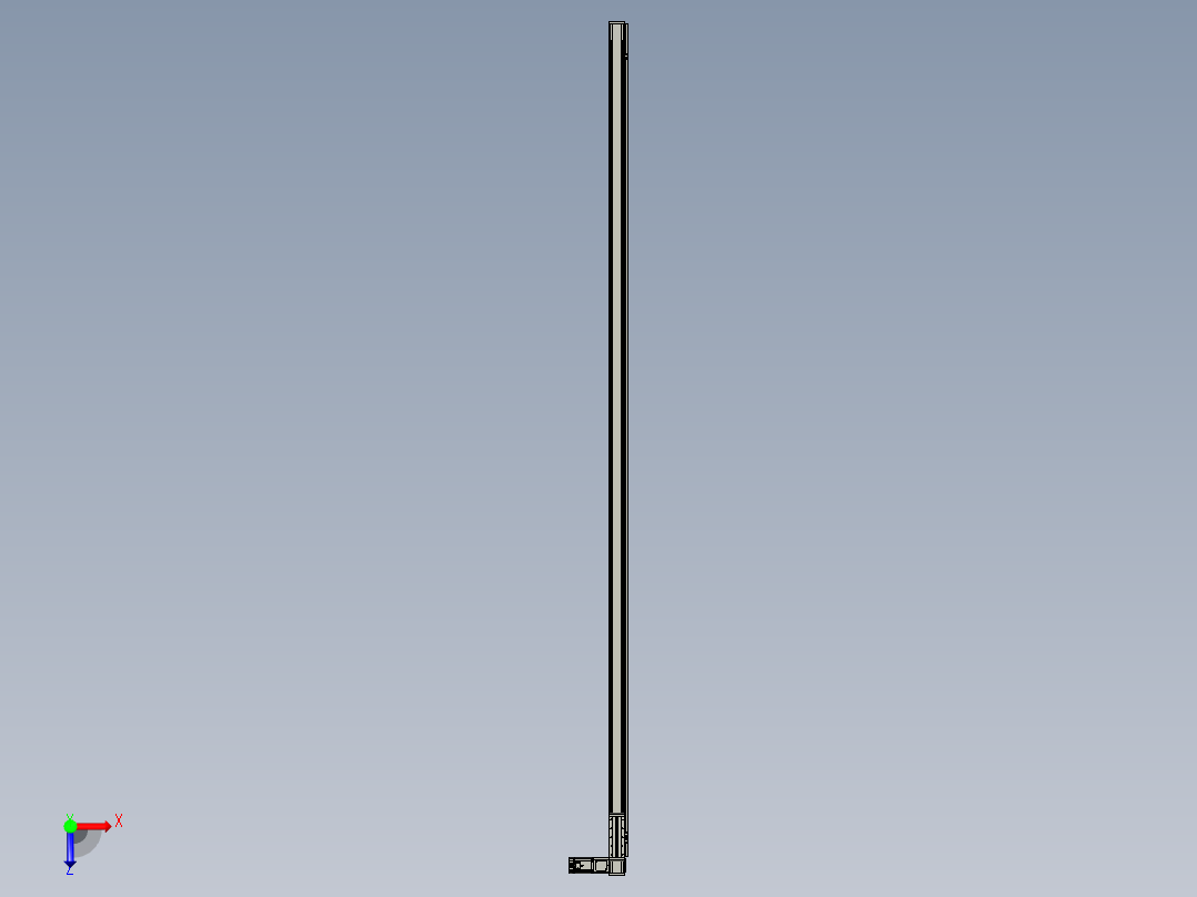 欧规系列-LB8-L150-S4000-BR-ZP75-C3俯视图