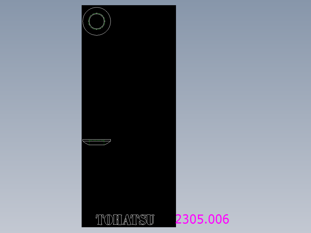 球面華司2305-2D多系列多零件图纸模型