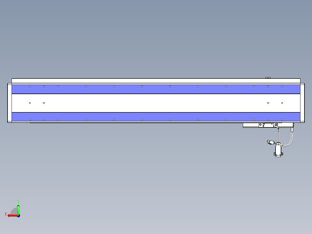 威洛博VL系列3d模型模组VL14S2Y-S800后视图