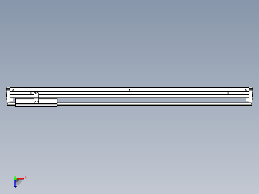 威洛博VL系列3d模型模组VL14S2Y-S800俯视图