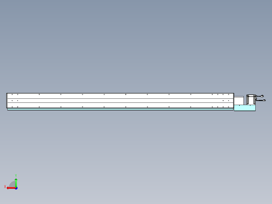 威洛博VBC同步带传动一无尘环境VBC14-L45-S1800-BL-ZP75-C3后视图