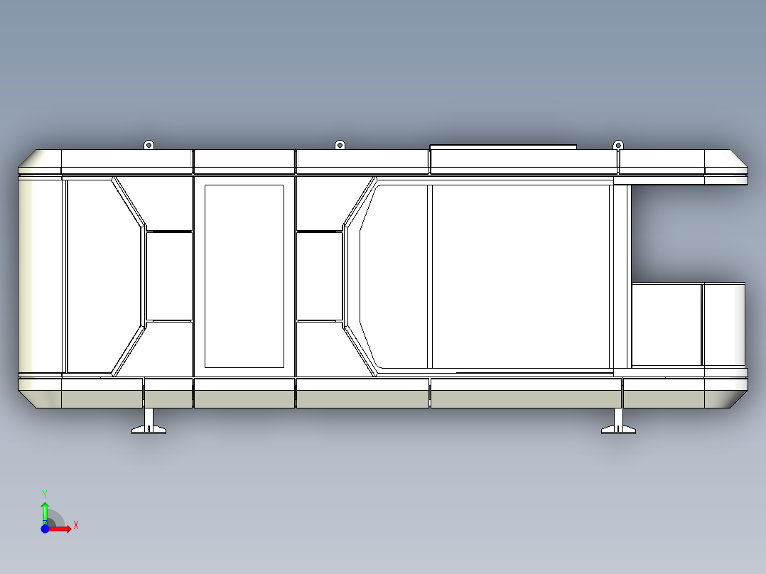 旅游太空舱模型前视图