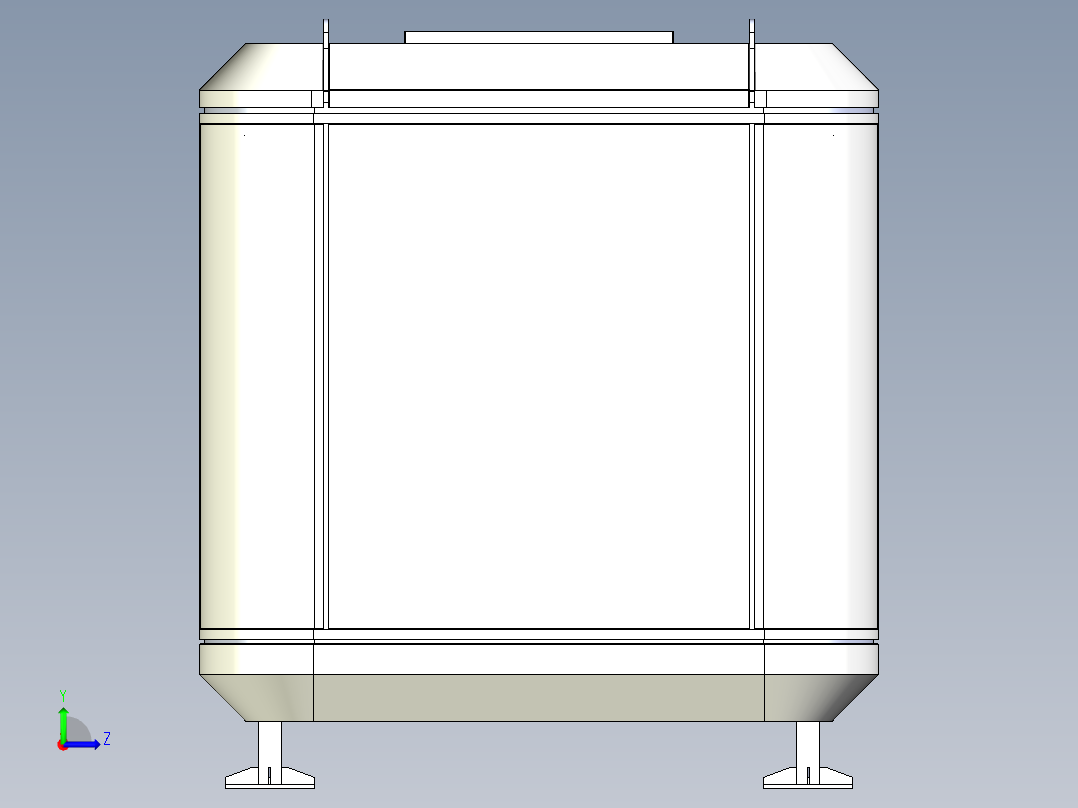 旅游太空舱模型左视图
