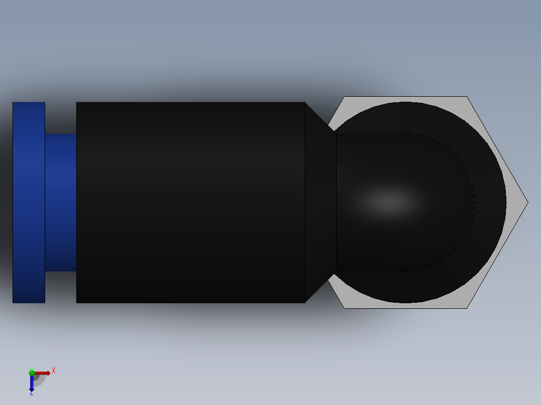 Ø4 x M5 COTOVELO 90° MACHO GIRAT. (C02470405)俯视图