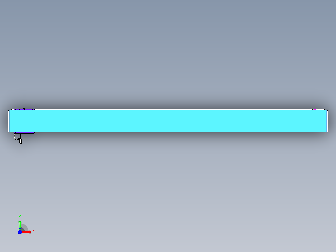 威洛博VL系列直线电机模组-VL22H3-S2950前视图