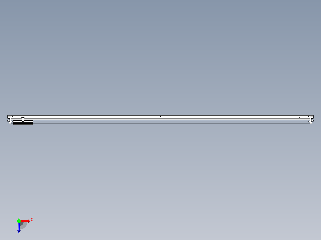 威洛博VL系列直线电机模组-VL22H3-S2950俯视图