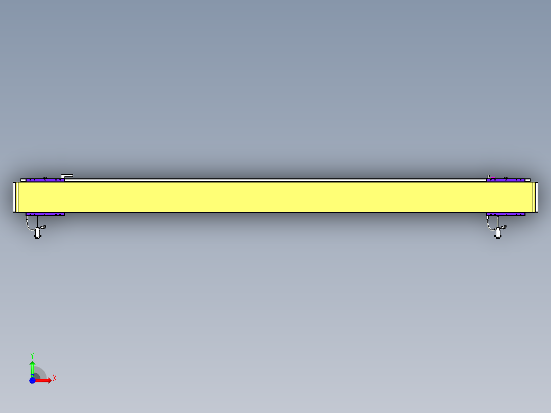 威洛博VL系列3d模型模组2VL14S2Y-S1950前视图