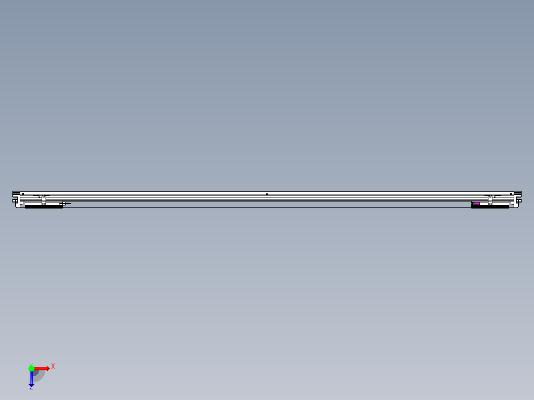 威洛博VL系列3d模型模组2VL14S2Y-S1950俯视图