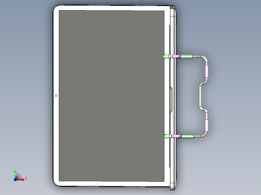 多功能电脑架——智能设计，美好生活前视图