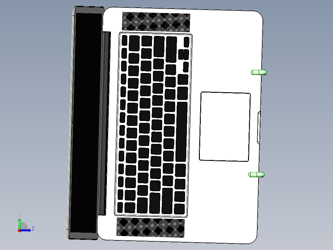 多功能电脑架——智能设计，美好生活左视图