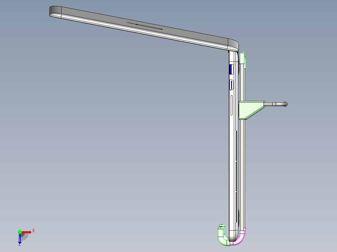 多功能电脑架——智能设计，美好生活俯视图