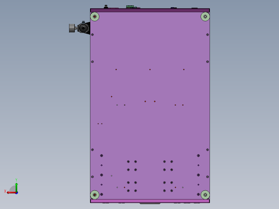 主板测试机（sw21可编辑+工程图）后视图