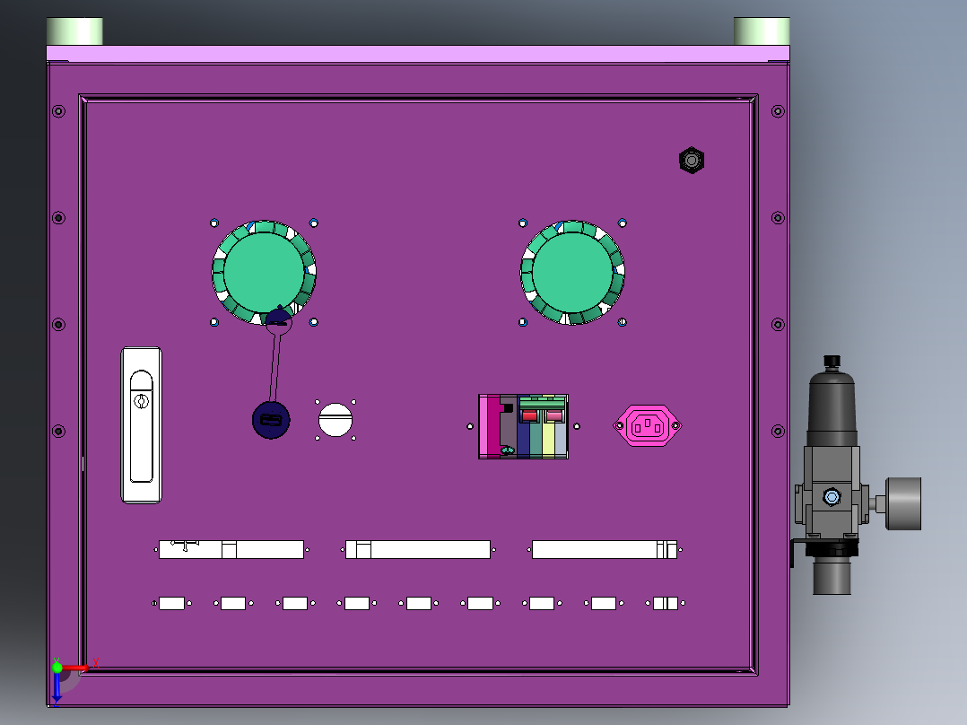 主板测试机（sw21可编辑+工程图）俯视图