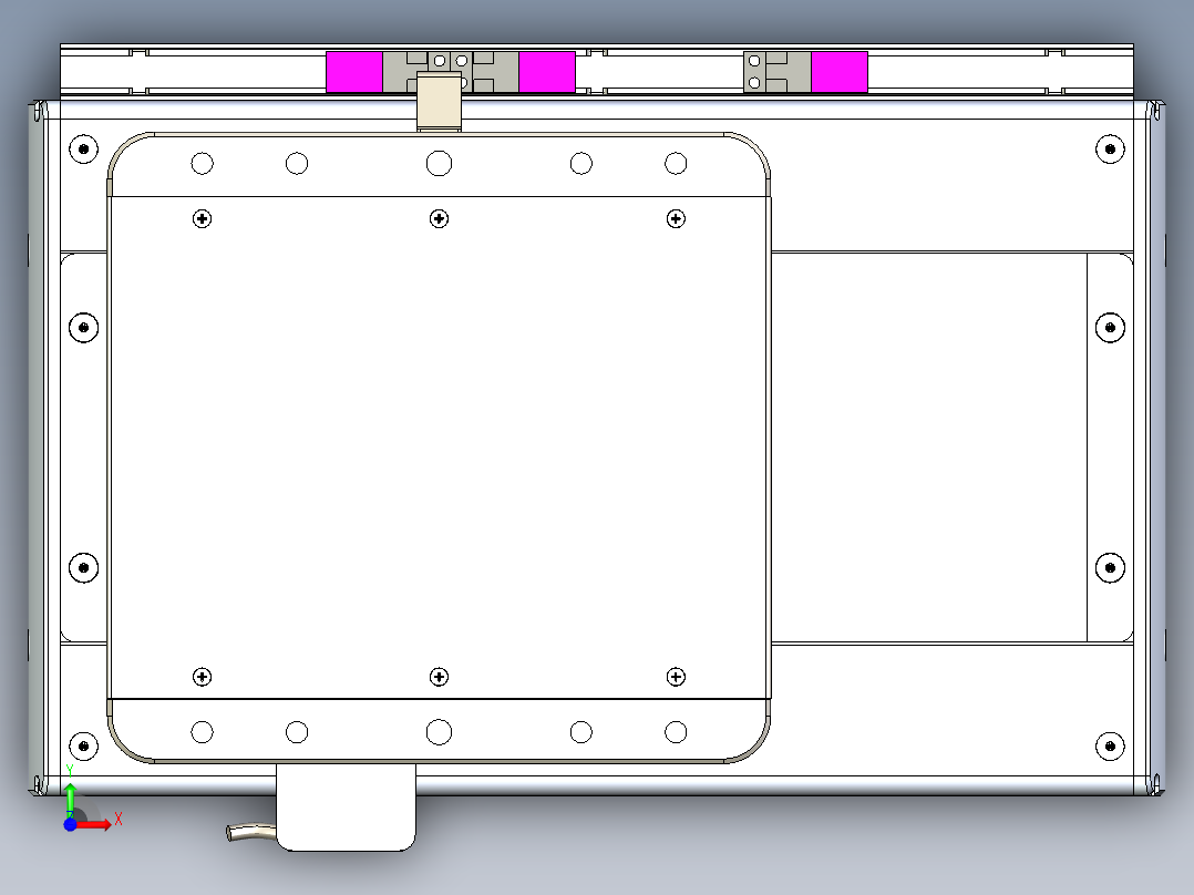威洛博LC系列3d模型模组LC22H2Y-S100前视图