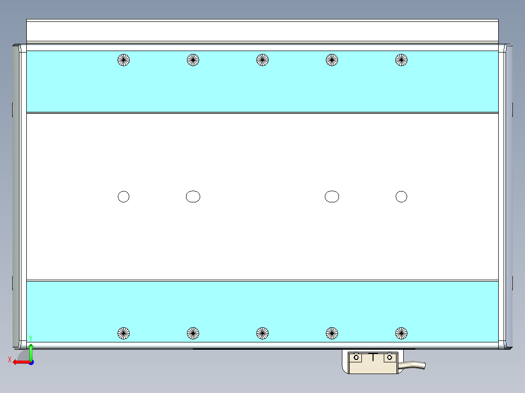 威洛博LC系列3d模型模组LC22H2Y-S100后视图