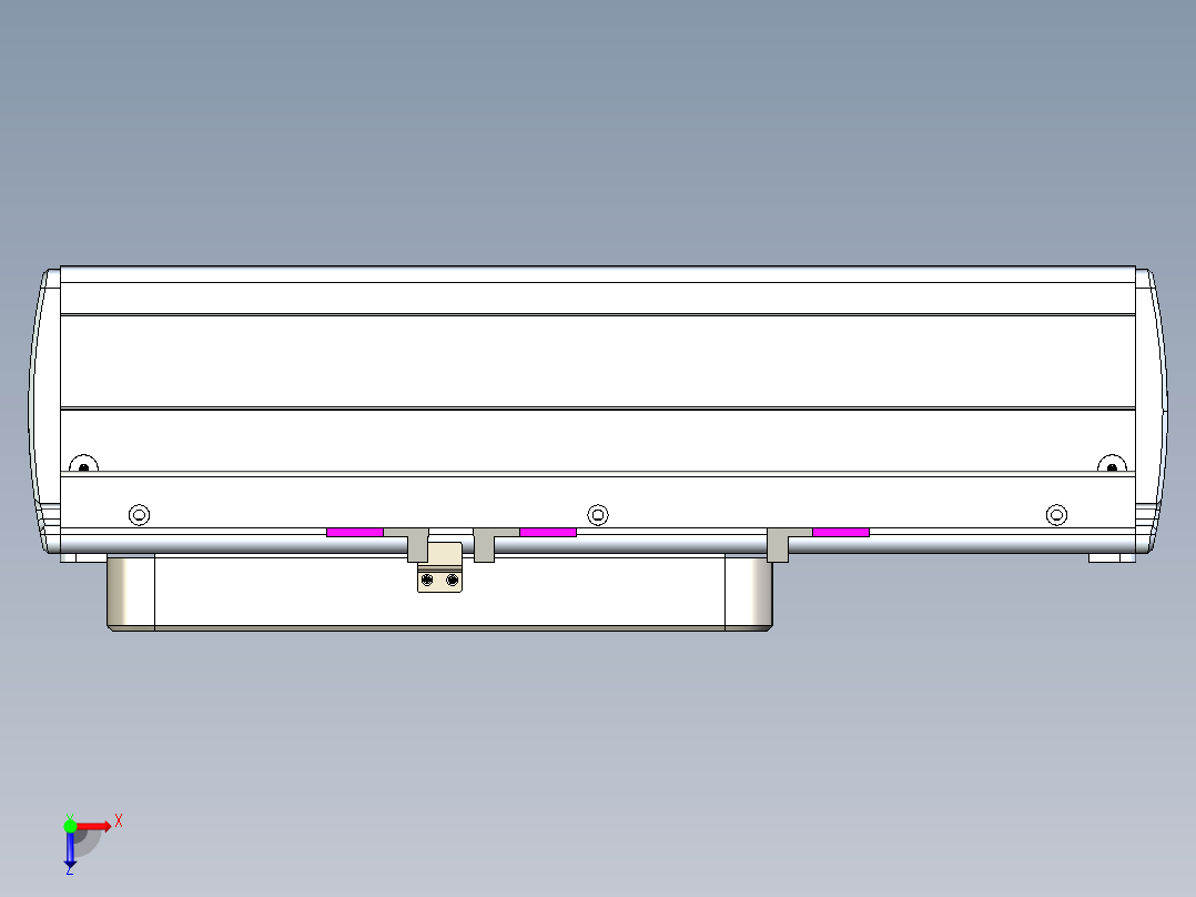 威洛博LC系列3d模型模组LC22H2Y-S100俯视图