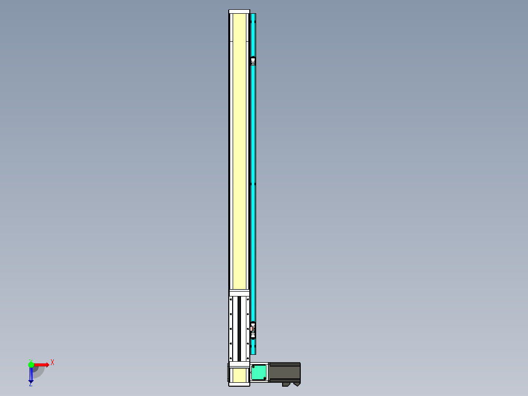 欧规系列-LB6-L130-C-S800-BL-P40-D3俯视图