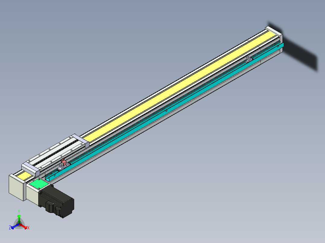 欧规系列-LB6-L130-C-S800-BL-P40-D3正等轴测图
