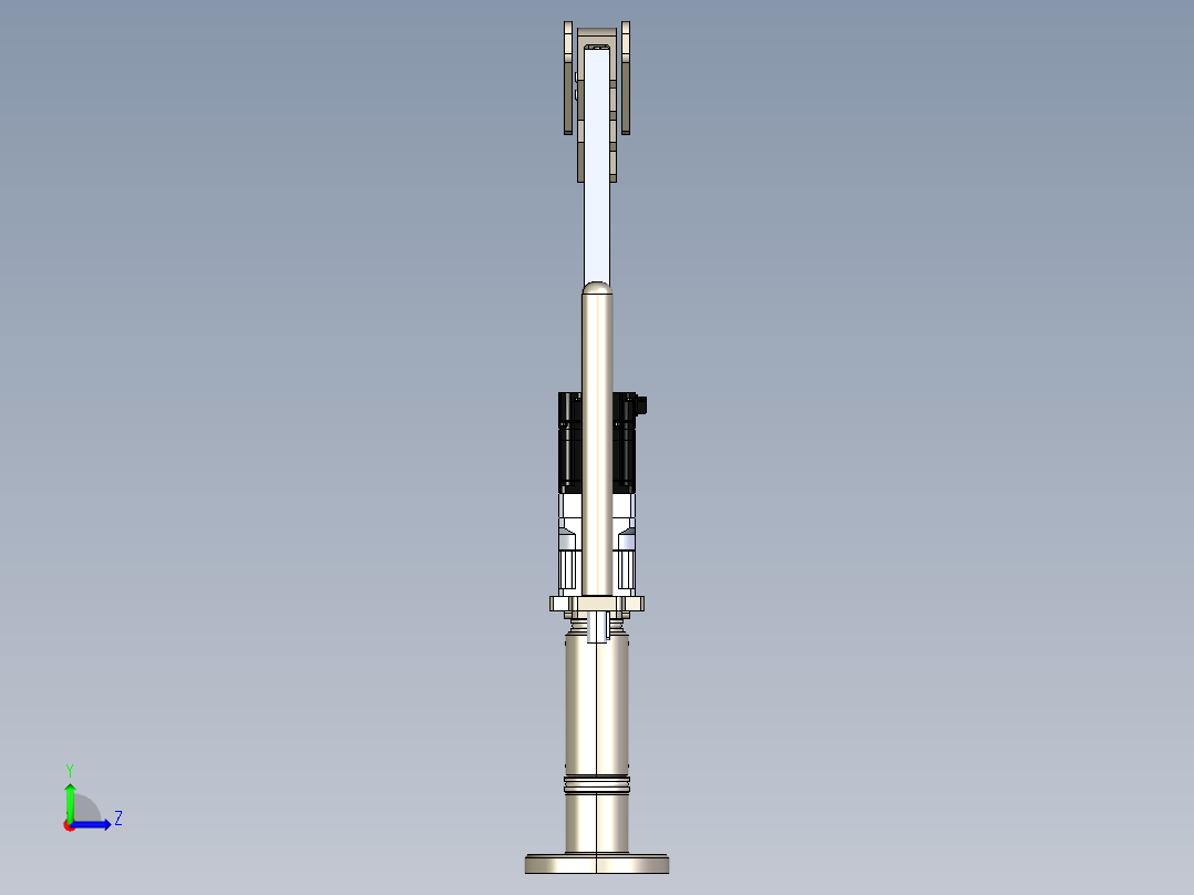 电动攻丝机左视图