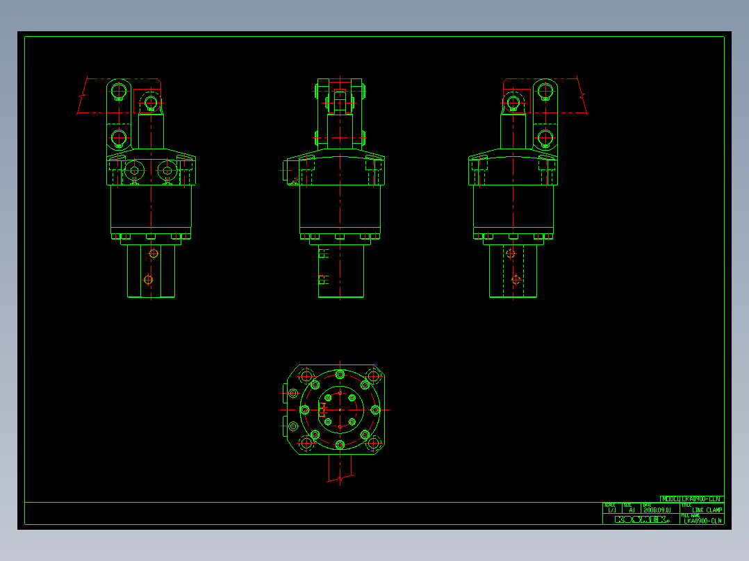 KOSMEKLKA0900-CLN多系列多零件图纸模型