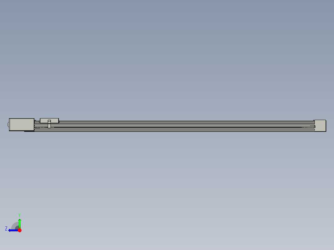 威洛博直线电机模组EB4-L40-S1200-BL-57-MS3右视图