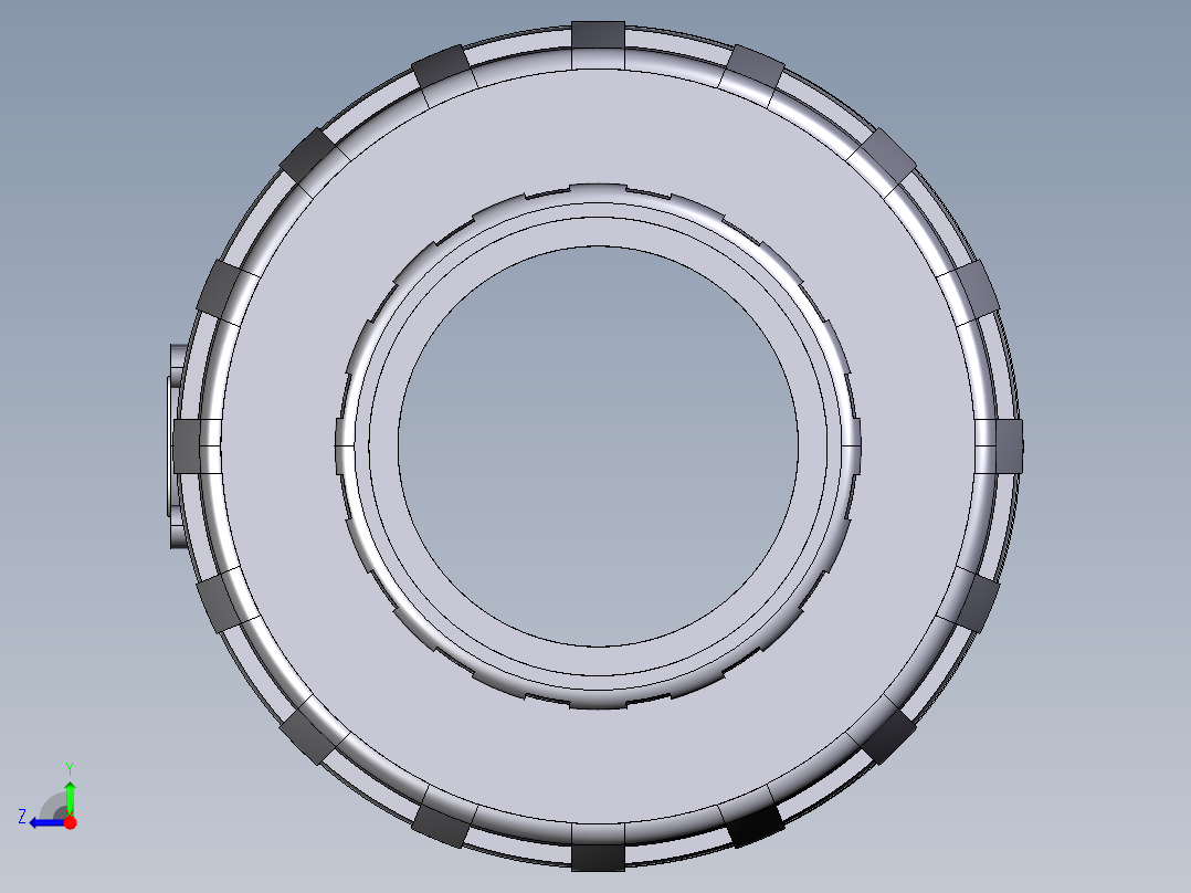 7SXEGV 女性结束EasyFit球形止回阀，JIS螺纹右视图