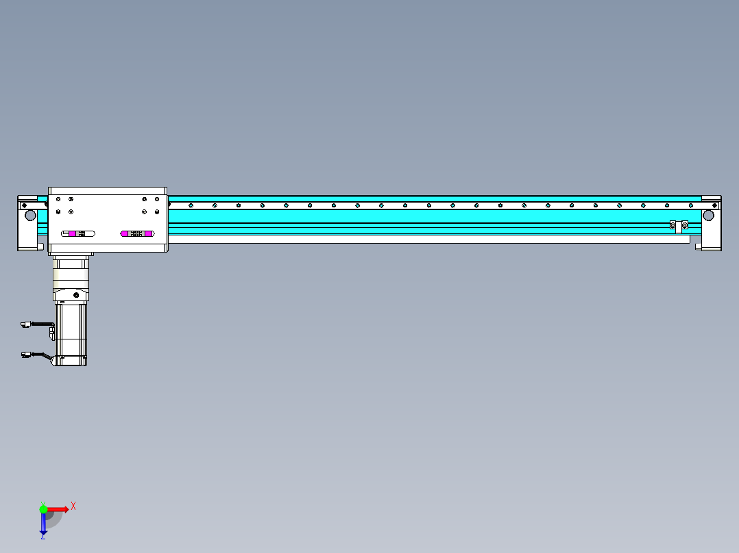 威洛博VG 系列模组VG10Z-L50π-S1320-BC-ZP75B-C3-K俯视图
