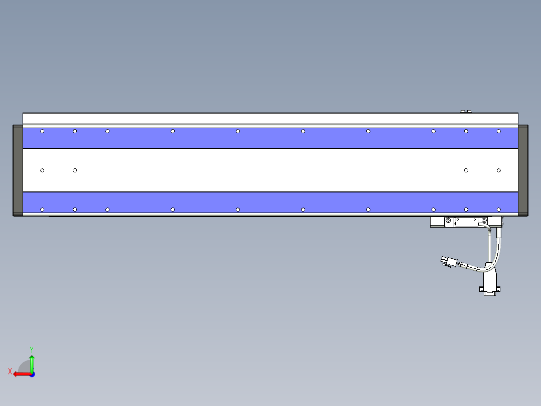 威洛博VL系列直线电机模组-VL14S1-S600后视图