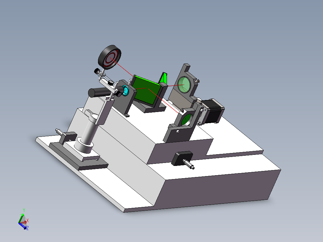 迈克尔逊干涉仪建模