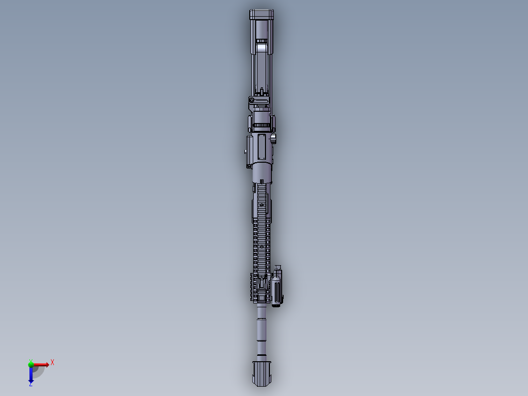 AVA突击步枪（0.5口径）俯视图