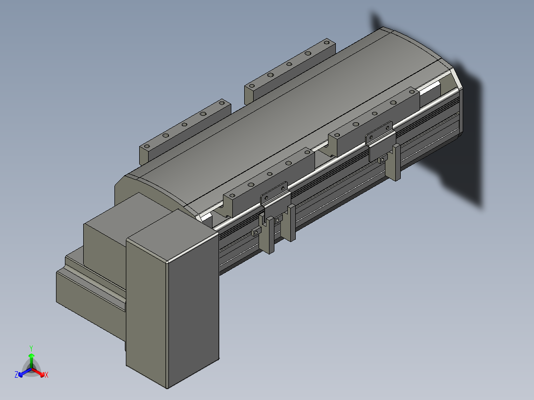 直线模组WG-LHB12-S100-RD设计图纸