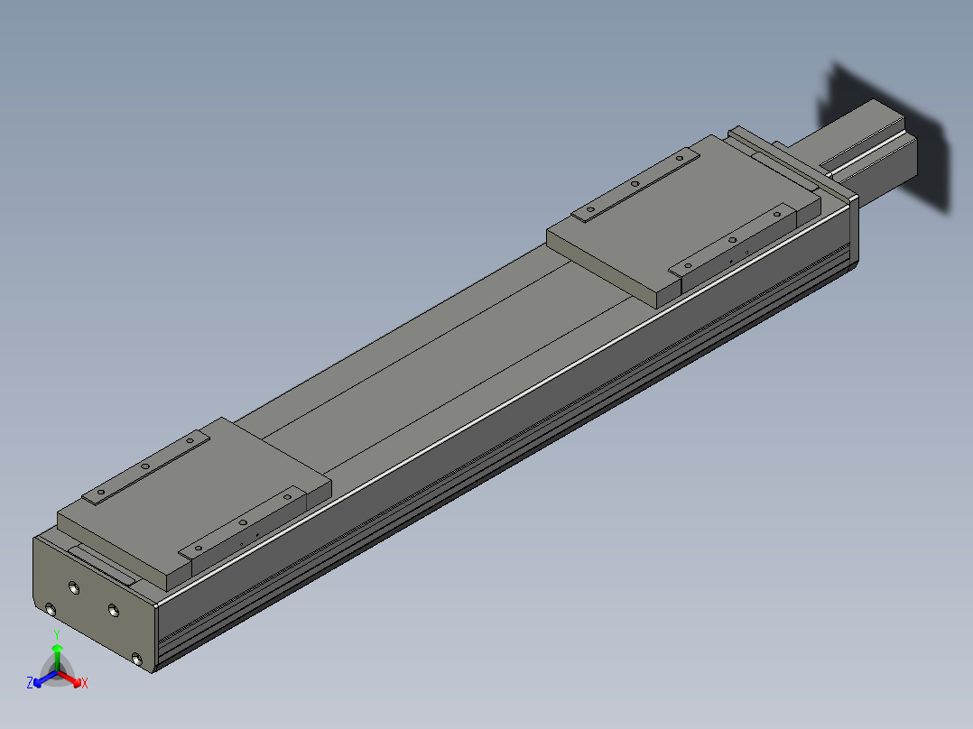 直线模组LHC17-S650-M设计图纸