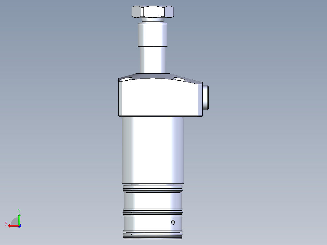 KOSMEKLHA0360-CRM多系列多零件图纸模型后视图