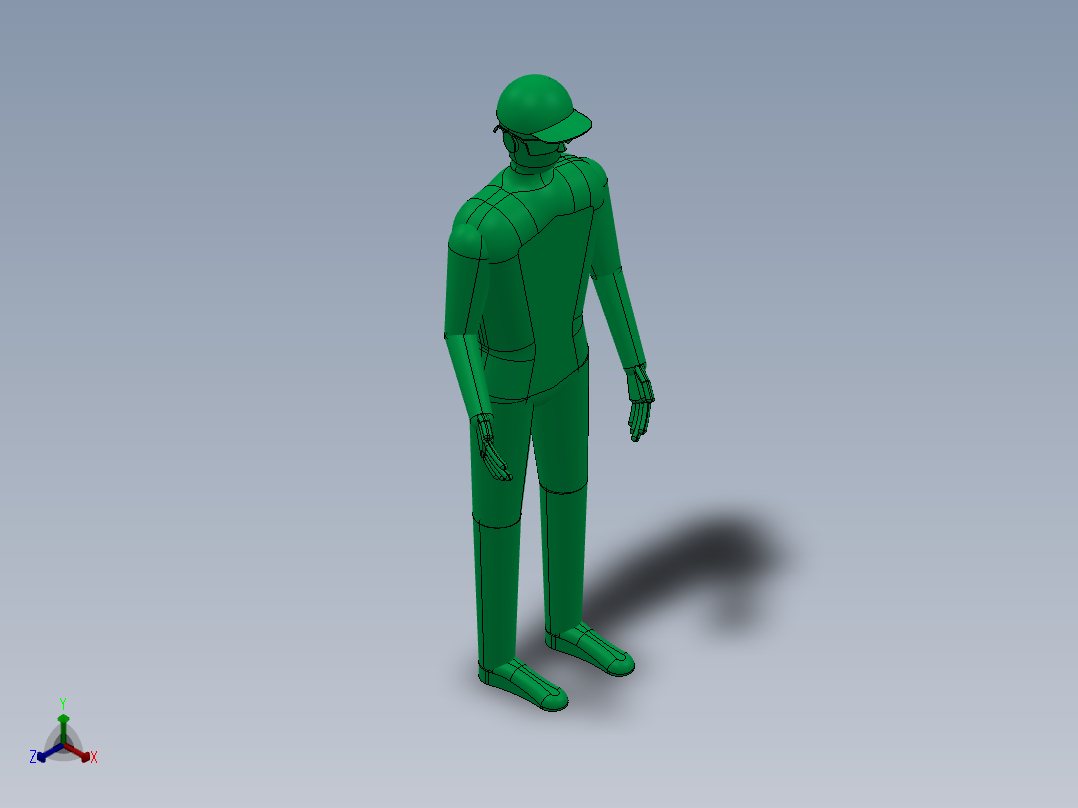 移动料罐正等轴测图