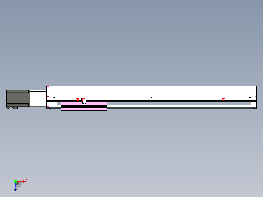 VF丝杆传动-一般环境VF22-L20-C-S650-BC-P75-C4俯视图