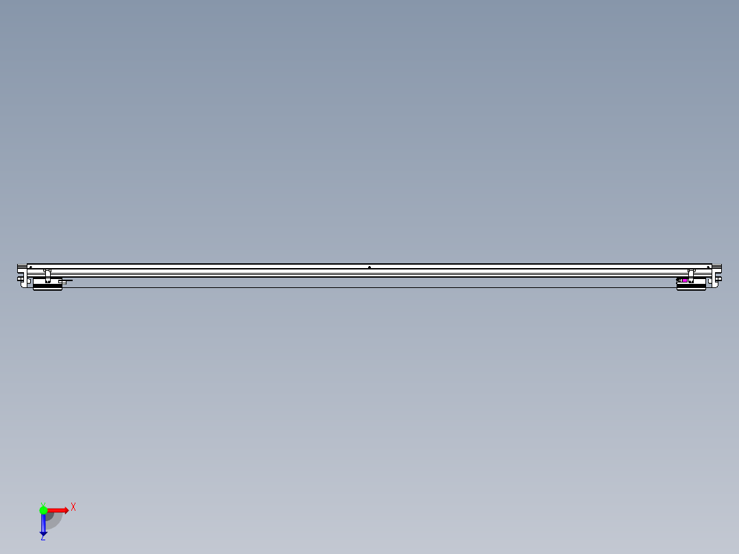 威洛博VL系列3d模型模组2VL22H1Y-S2300俯视图