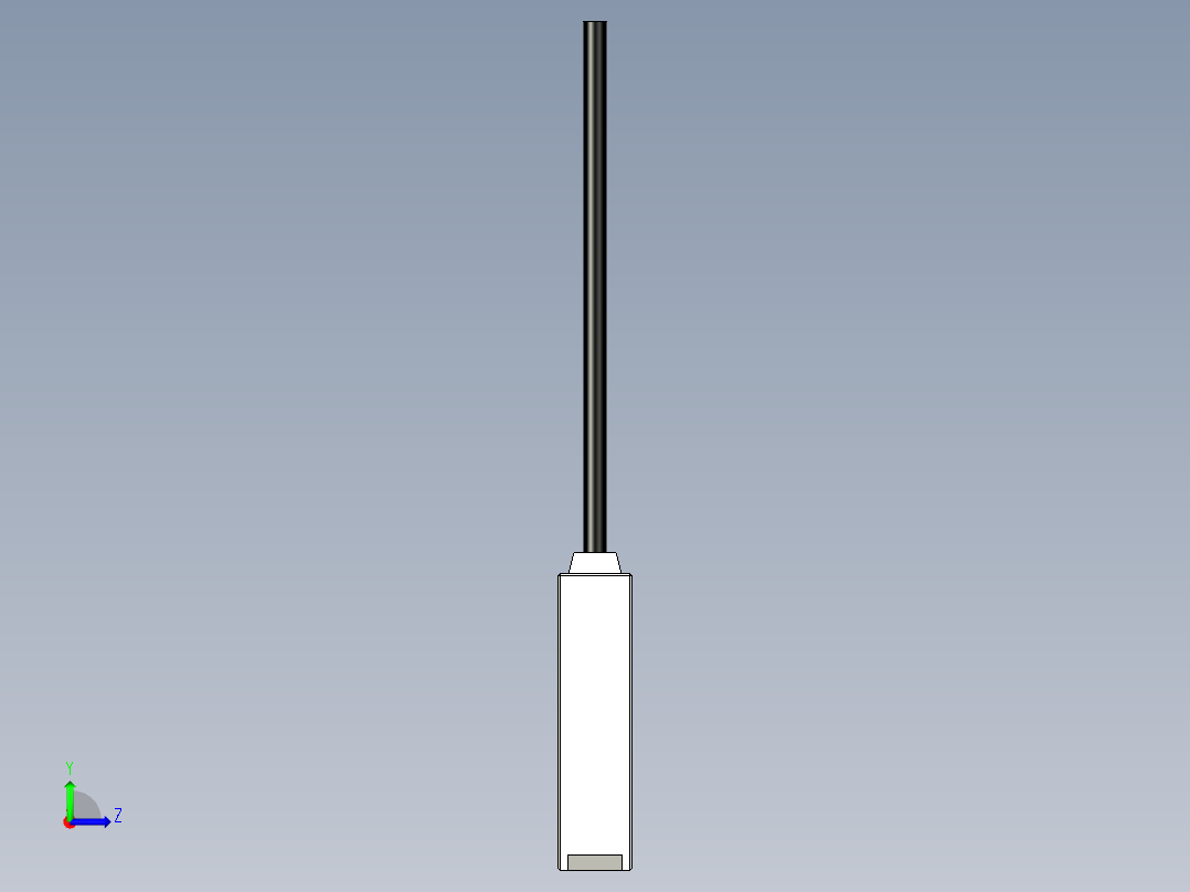 矩阵光纤_漫反射型FR-S21左视图